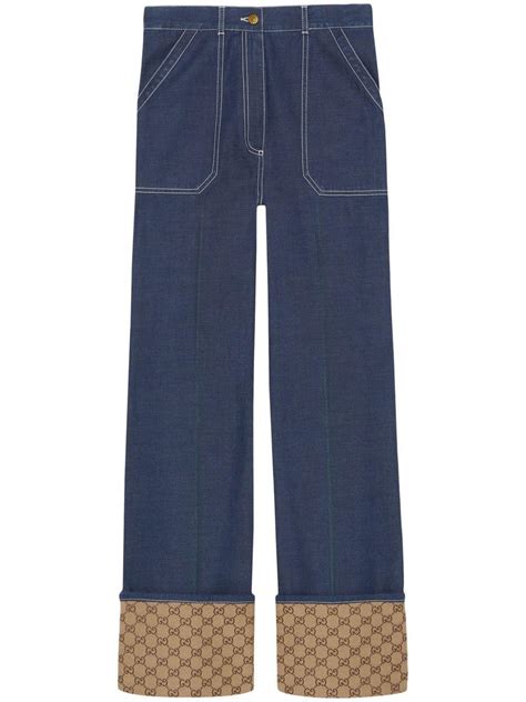 gucci denim jeans for women|designer jeans for guys gucci.